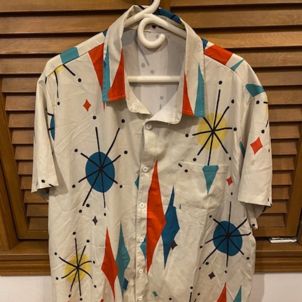 Hawalili Mens Vintage Shirt XXL